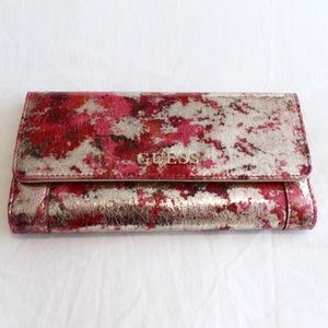 Guess Floral Clutch Wallet